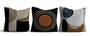Aberto Design Juego de Fundas de Cojín Multicolor 43x43 cm (3 Piezas)